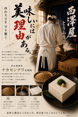 【当駅限定】西沢とうふ大豆セット